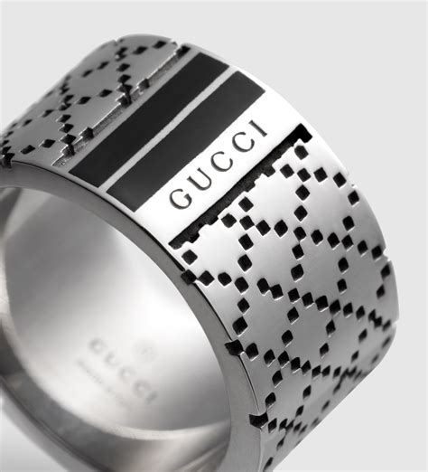 gucci met verwisselbare ring|gucci silver rings for men.